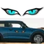 Decal gương chiếu hậu phản quang âm thanh nổi 3D dành cho xe máy
