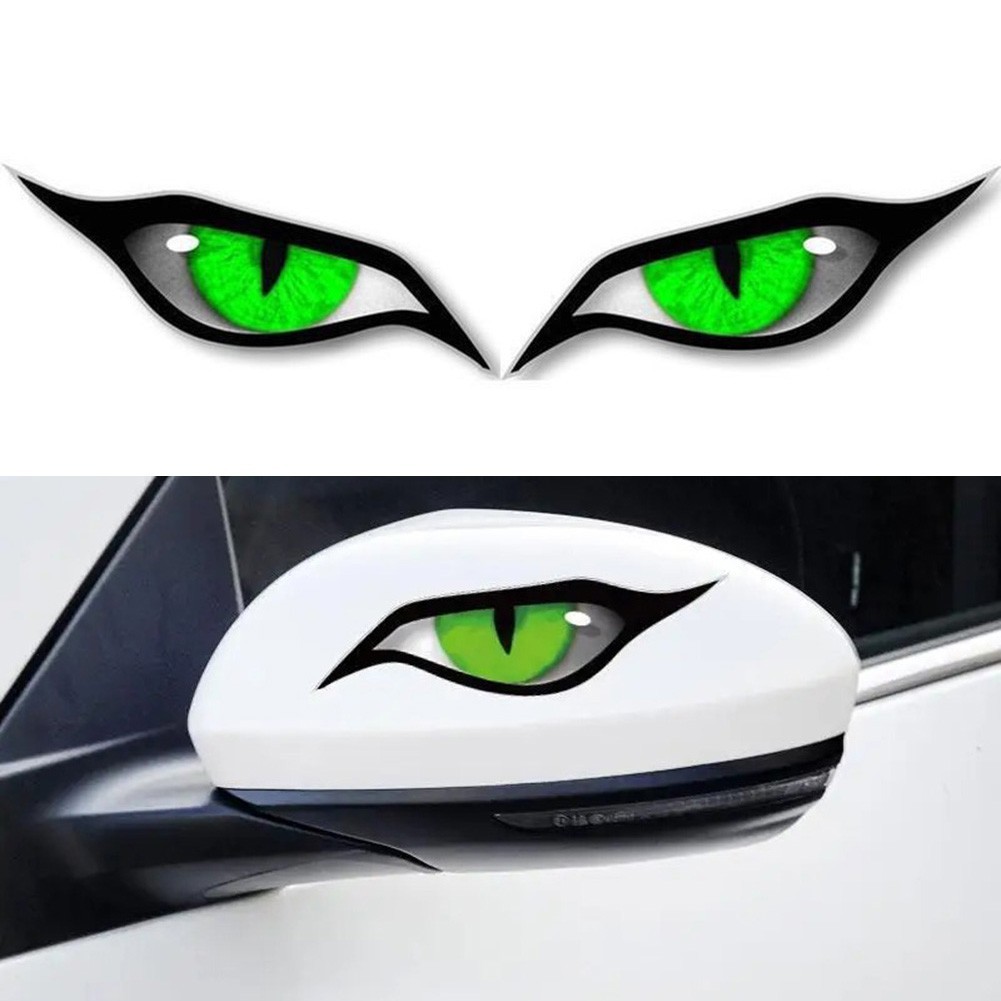 [GIGGLE] Decal gương chiếu hậu phản quang âm thanh nổi 3D dành cho xe máy