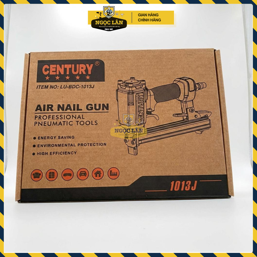 [Chính hãng] Máy Bắn Đinh U 1013J Century Dùng Hơi Bấm Gỗ, Nội Thất, Ngoại Thất