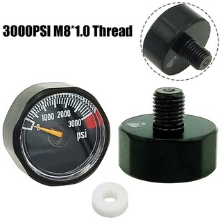 [FUXIN] Đồng hồ đo áp suất 3000 psi M8 * 1.0 cho áp kế Mini cho bình HPA