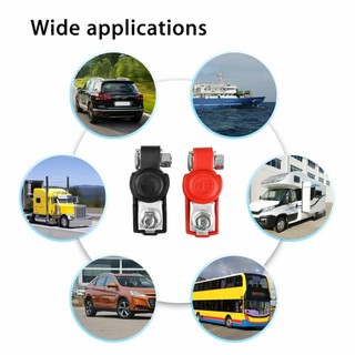 2 Chiếc Pin Đầu Cuối Cáp Kẹp Âm + Tích Cực Top-Post Cho Toyota