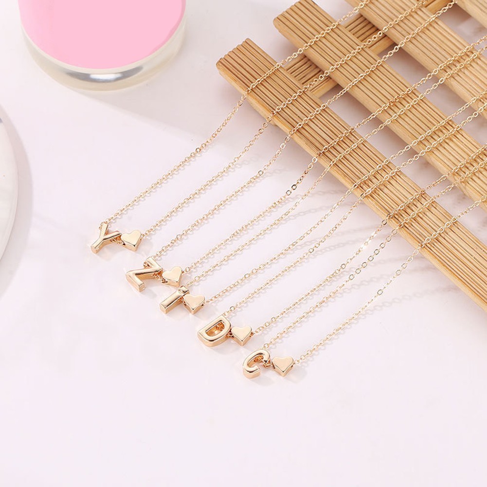 [COSYH] Vòng cổ bảng chữ cái thép không gỉ - Biểu tượng tình yêu mãi mãi