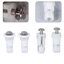 2X Nắp Bồn Cầu Cố Định Bu Lông Thép Không Gỉ Nylon Mở Rộng Đai Ốc Vít Phụ Kiện
