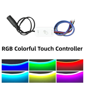 Bộ điều khiển dải đèn LED RGB Cảm biến cảm ứng 5 chuyển đổi màu DC5V-24V