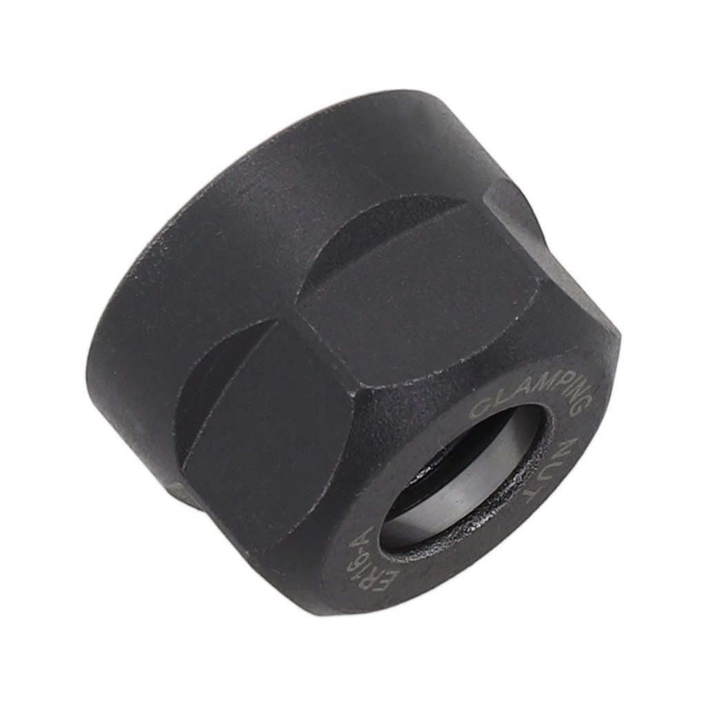 [Smellshi] 1 Chiếc ER16-A Loại Collet Kẹp Đai Ốc Cho ER CNC Phay Chuck Giá Đỡ Tiện Đen