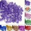 Nhựa Acrylic Trong Suốt StFor ONE Ice Rocks Bàn rải rác Confetti Bình Chất độn