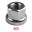 2 Chiếc Xe Đạp Inox / Bánh Xe Chu Kỳ Trục Theo Dõi Hạt Kích Thước M9 / M10