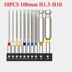 7 / 10 CÁI Đầu bi Đầu lục giác Tua vít Đầu lục giác Mũi khoan từ tính H1.5-H10