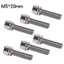 6 Cái / hộp Bu Lông Thân Vít M5 / M6 Phụ tùng xe đạp đường trường Cao cấp cho thép chính xác