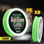 Dây câu bện 150m PEX8 Dây bện siêu chắc 10-70LB