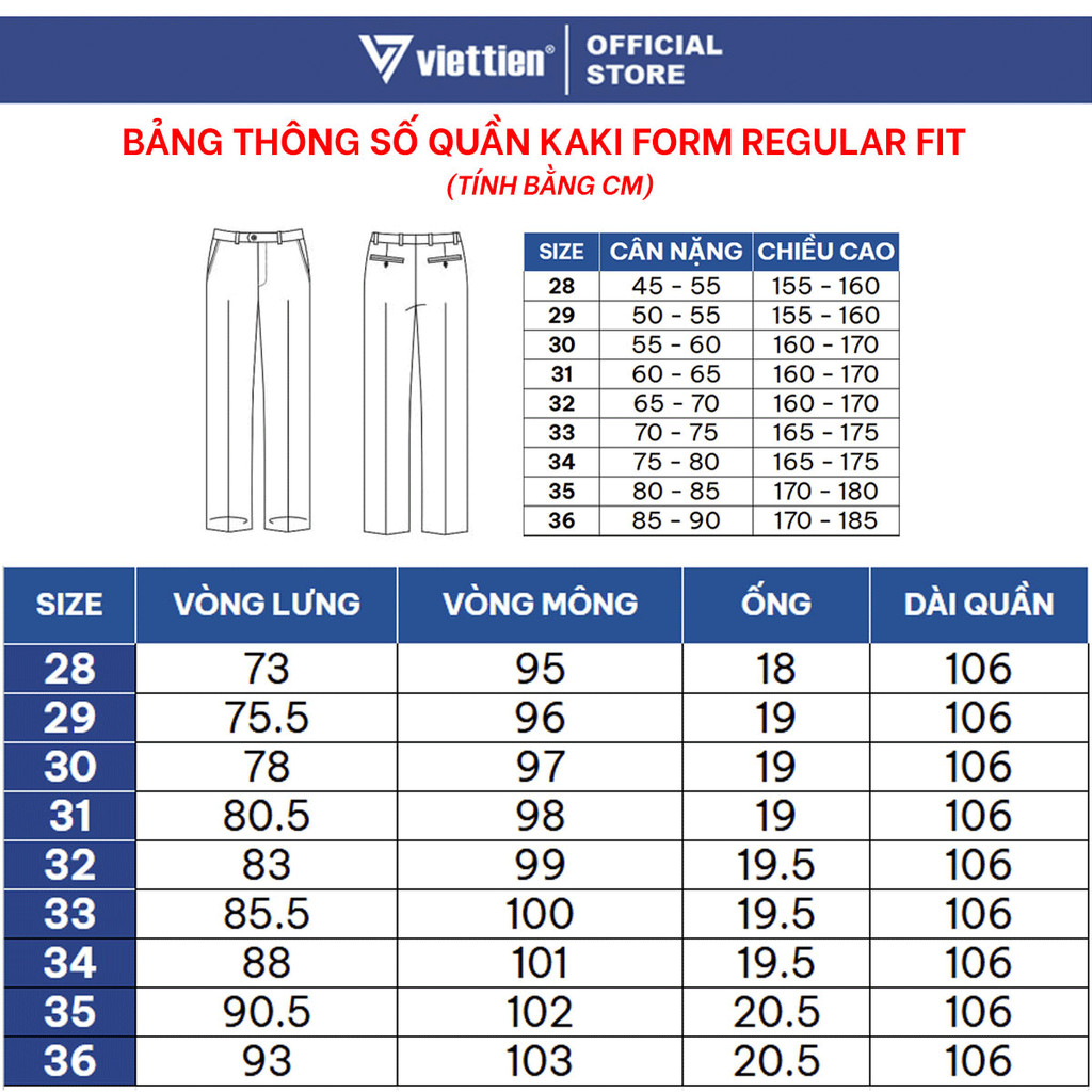 VIETTIEN SALE - QUẦN KAKI VIETTIEN, Màu Vàng, Họa Tiết Trơn, Form Regular Fit, không ly Chất liệu cao cấp