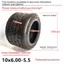 {Mới vào tháng 6} Lốp chân không 10 Inch sang xe đạp điện tử 10x6.00-5.5 Không săm dày lâu trôi