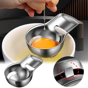 Bộ chia lòng đỏ trứng bền Bộ lọc bằng thép không gỉ Dụng cụ tách nhanh Bộ lọc nhà bếp cấp thực phẩm để nấu ăn và nướng Tiện ích sàng lọc tiện dụng để chuẩn bị bánh và món tráng miệng