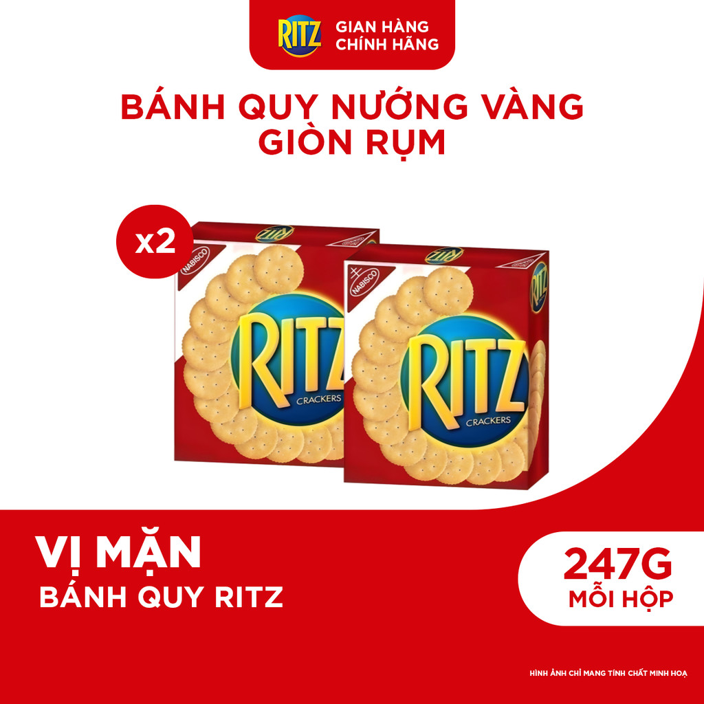 Combo 2 Hộp Bánh Quy Mặn Ritz 247g | Shopee Việt Nam