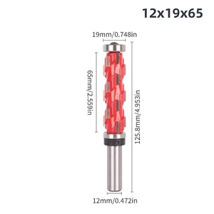 Bit định tuyến xoắn ốc chuôi 12mm 1 / 2 inch có vòng bi cắt tỉa gỗ dán