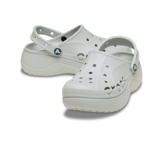 [ĐỘC QUYỀN SÀN TMĐT] Giày Clog Nữ Crocs Baya Platform - Pearl - 208186-101