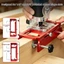 Bản lề hợp kim nhôm Mortising Jig khoan định vị cố định vị cho bán kính 1 / 4 5 / 8