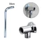 Vòi hoa sen bằng thép không gỉ Đáy vòi hoa sen gắn tường Cánh tay mở rộng