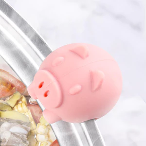 Nắp Nắp Nồi Bên Nâng Nắp Hơi Nước Silicon Xả Tràn Chặn Giữ Nắp Mở Hoạt Hình Động Vật Nấu Ăn Trợ Lý Cho Luộc & Stewing Nồi Súp