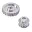 2 Chiếc Kim Loại Đồng Bộ Ròng Rọc Bánh Răng Động Cơ Đai Bánh Răng Bánh Răng Bánh Răng Cho Cj0618