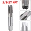 1 / 8- 27 NPT HSS Ống côn Tap Công cụ sửa chữa vòi ren thép tốc độ cao tiêu chuẩn