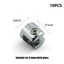 10 Chiếc Kệ Kính Hỗ Trợ Kẹp Chân Đế Kẹp Chrome Kệ 6-8mm Dụng Cụ Kẹp