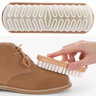 [FUXIN] Bàn chải cao su, tẩy, tẩy bụi bẩn, bàn chải giày da lộn trắng