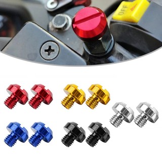 ⭐ Bán chạy ⭐2 Bu lông vít lỗ gương xe máy hiện tại cho Honda cho Kawasaki [land-vn]