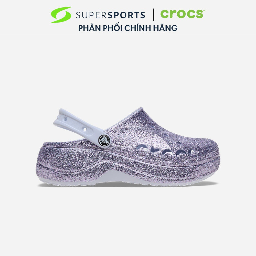 Giày Clog Nữ Crocs Baya Platform Glitter - 208459-5AF LS300 CPAS1010