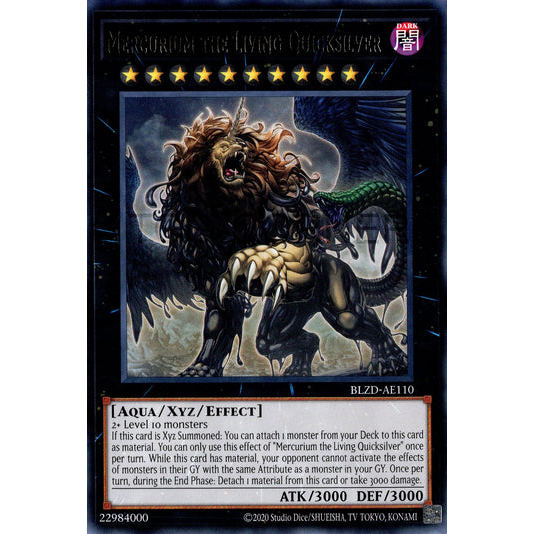 Bài Yugioh Chính Hãng ] BLZD-AE110 Mercurium the Living
