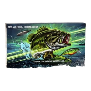 Bộ mồi câu cá chuyên nghiệp Bộ dụng cụ câu cá Bass kèm mồi nhựa mềm