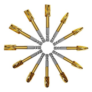 [FUXIN] Máy cắt Burr quay Tập tin quay Chuôi lục giác để khắc Mũi khoan phay
