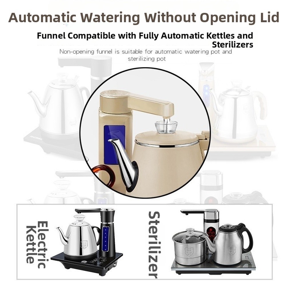 [WELV Mới] Nắp Phễu Ấm Siêu Tốc Nước Vòi Tưới Nước Tự Động Phụ Kiện Máy Trà Nhựa❀