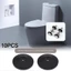 10 Miếng Đệm Bình Nước M6 M8 Miếng Đệm Nhà Vệ Sinh Cao Su Chống Trơn Trượt Cho Ghế Ngồi