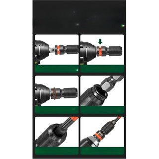 [FUXIN] 1 CÁI CHO Bộ chuyển đổi cờ lê IMPACT 1 / 2 3 / 8 1 / 4 sang 6.35mm Bộ chuyển đổi ổ cắm lục giác