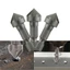 3 Cái 6 Tay cầm lục giác Sáo HCS Countersink Chamfering Drill Bits Chamfer Tool