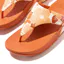 Dép Xăng Đan Nữ Da Lulu Hoa Xỏ Ngón - Peachy