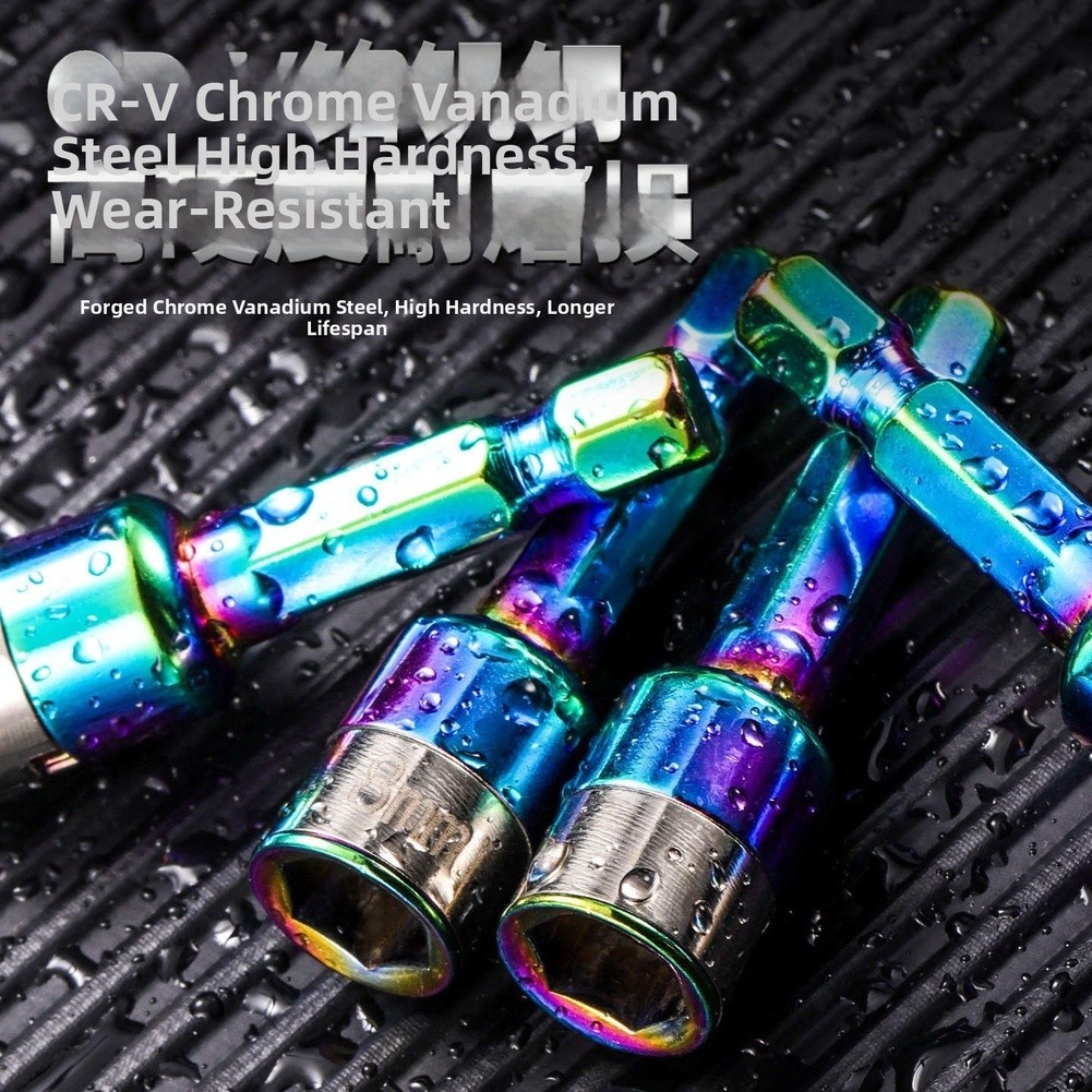 [Smellshi] Ổ cắm bóng thép không từ tính 8mm Mô-men xoắn cao cho CR V Chrome Vanadi