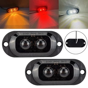 ⭐ Bán chạy ⭐2 Đèn Đánh Dấu Bên 2LED Chống Thấm Nước Cho Thuyền Trailer Xe Tải RV [land-vn]