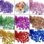 Nhựa Acrylic Trong Suốt StFor ONE Ice Rocks Bàn rải rác Confetti Bình Chất độn