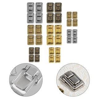 [đầy màu sắc] 4 Chiếc Sắt Cổ Khóa Hộp Trang Sức Vali Khóa Vintage Kẹp Khóa