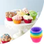 12 Chiếc Có Thể Tái Sử Dụng Nướng Bánh Silicon Cốc Nướng Bánh Cupcake Lót M Uffin Cas E S Silicone