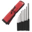 9 chiếc Pin Punch Round Punch Set 40cr Bộ đinh tán đầu tròn đa kích thước bằng thép