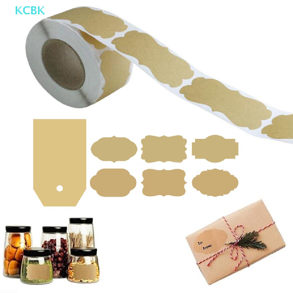 Set 250 Nhãn Dán Giấy Bồi Ghi Tên Bánh Kẹo Tiện Dụng