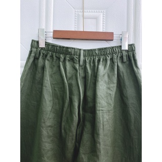 JUNE LINEN Q08 - Quần Baggy LINEN TƯNG PREMIUM lưng thun sau. Nhiều màu. BIGSIZE