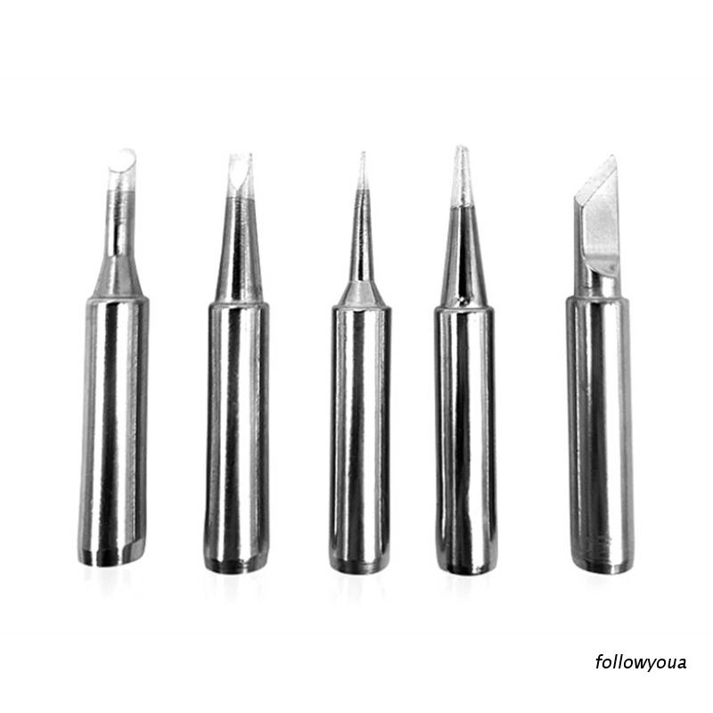 Set 5 Đầu Hàn Điện 936 Bằng Đồng Nguyên Chất Không Chì