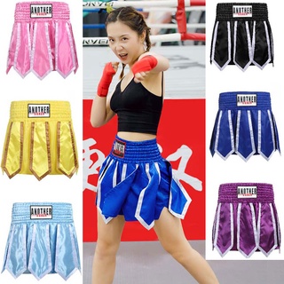 Muay Thái Quyền Anh Quần Short Nam Nữ Trẻ Em MMA Võ Thuật Muaythai Quần M-3XL