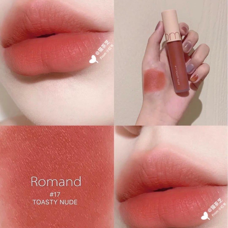 Son Romand Zero Velvet Tint MÀu 17 Toasty Nude Shopee Việt Nam 1221