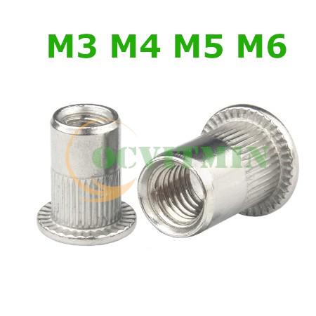 RM# - Tán rút M3 M4 M5 M6 M8 M10 Ecu Rút Inox 304 Đai Ốc Rút Tùy Chọn ...
