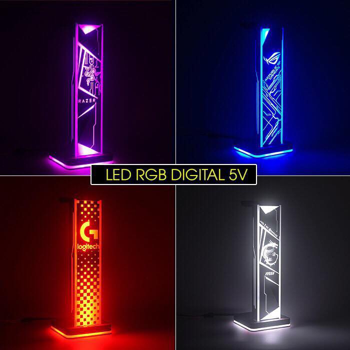 Giá Treo Tai Nghe Pro LED RGB Digital Custom Handmade (Kèm Remote ...